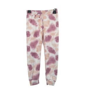 Jessica Simpson Girls Pink Tie-Dye Sweatpants Joggers Size 6 Loungewear